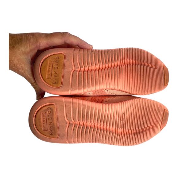 Cole Haan Women 2.ZERØGRAND Stitchlite™ Wingtip Oxford Peach Pink Size 7B Shoes - Picture 7 of 10
